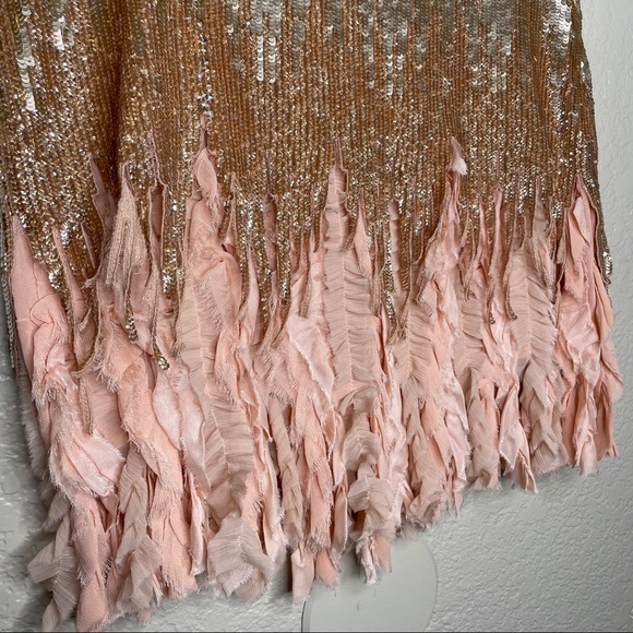 Zara Contrasting Sequin Mini Skirt Limited Edition - Picture 9 of 14